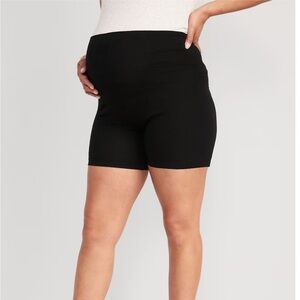 Maternity Full-Panel Biker Shorts